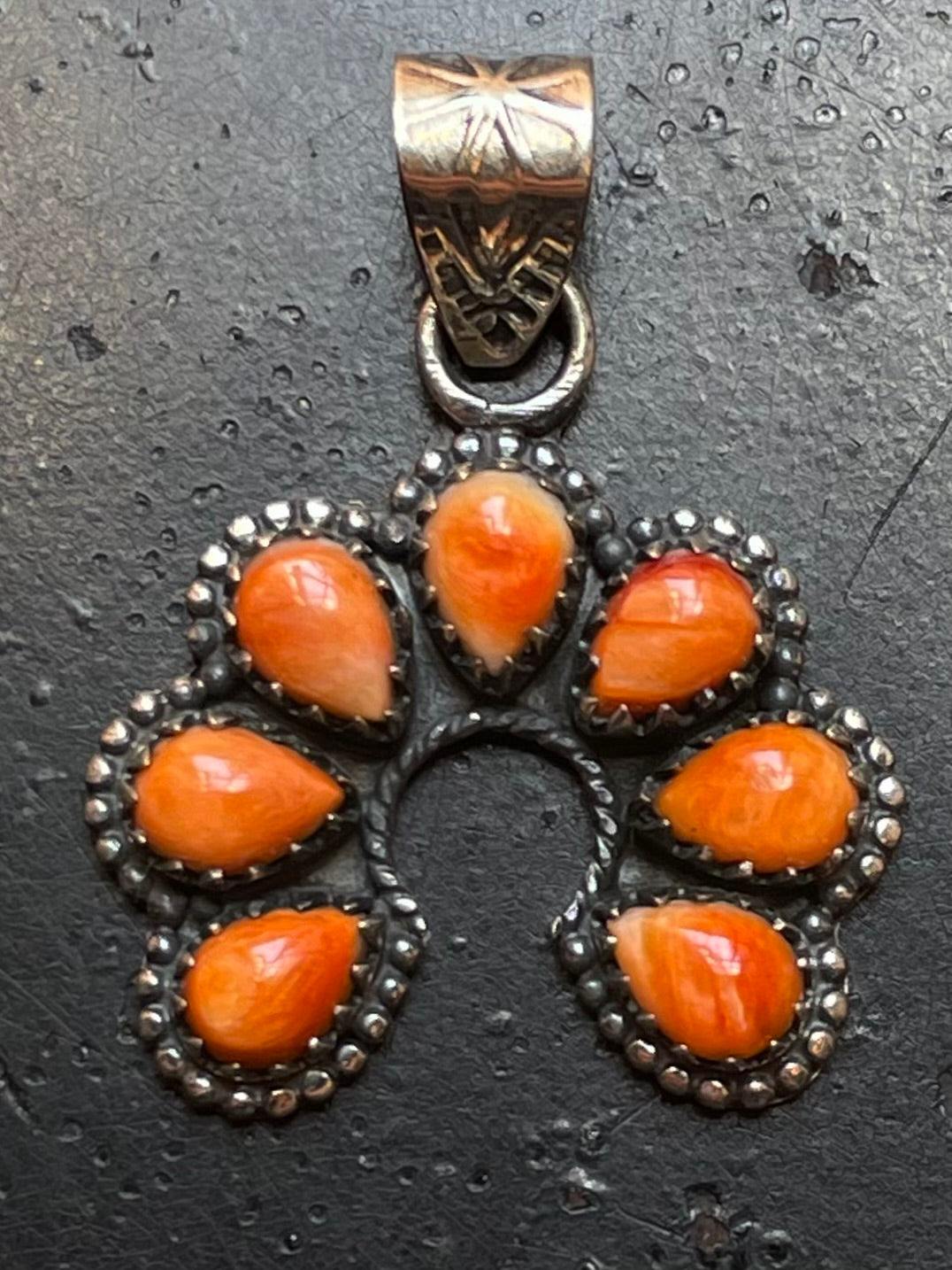 Spiny Oyster Naja Pendant | Sterling Silver G433