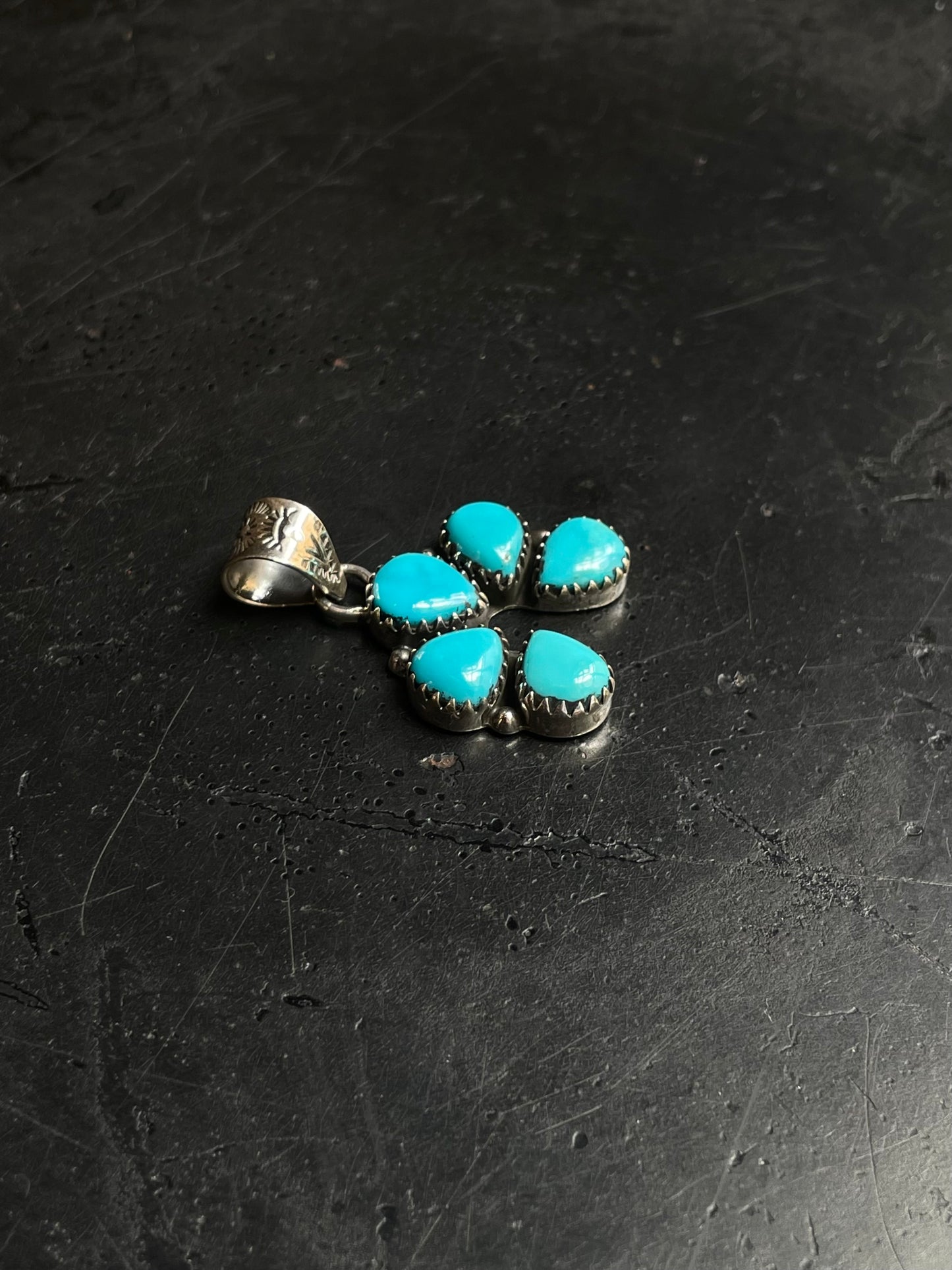 Turquoise Naja Pendant | 925 Sterling Silver E230