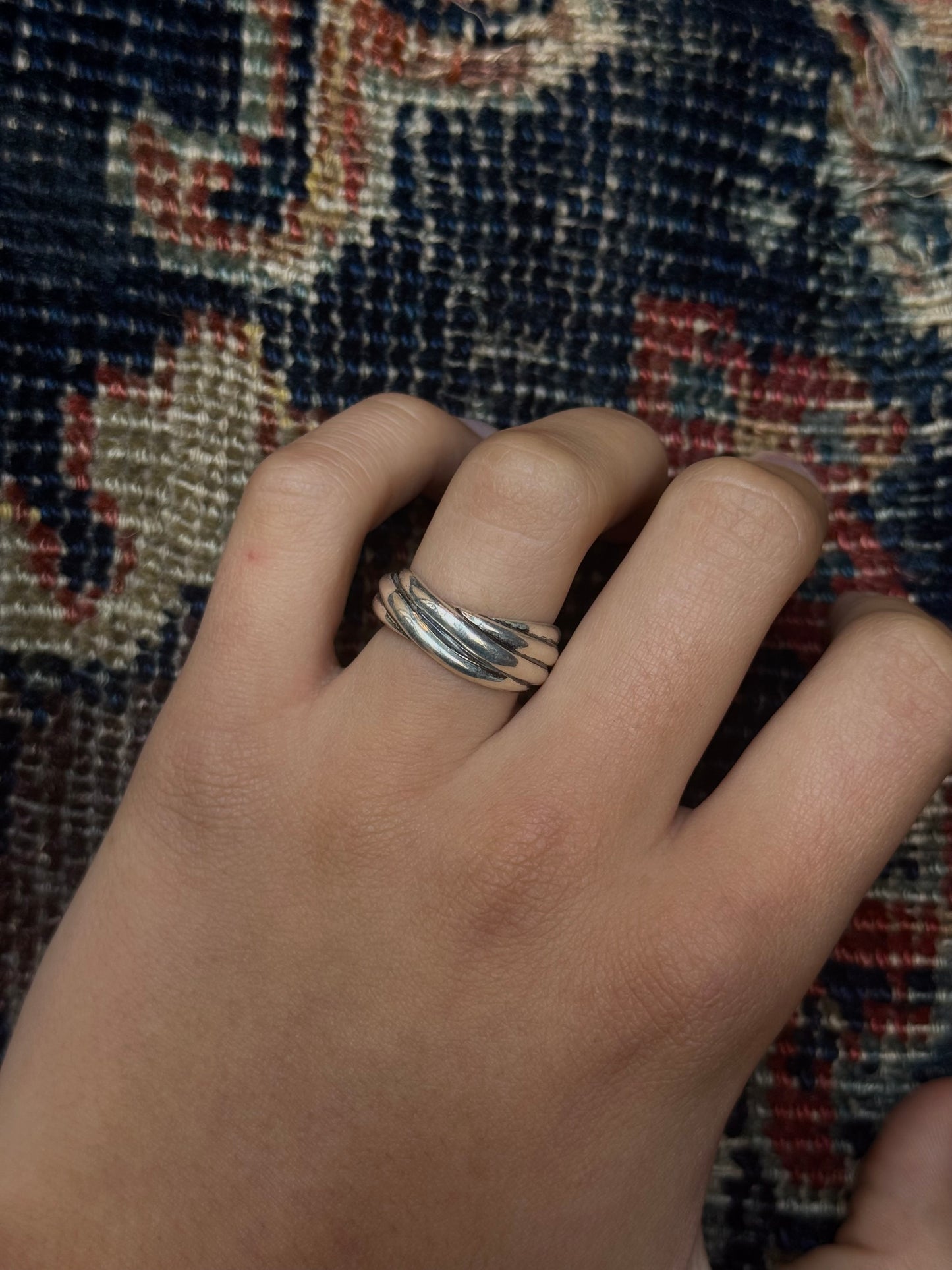 Sterling Silver Strand Ring | Sterling Silver | Size 7 | A911