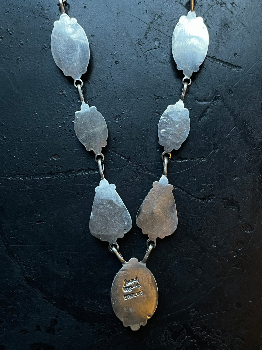 Kingman Turquoise Lariat Necklace | 925 Sterling Silver E352