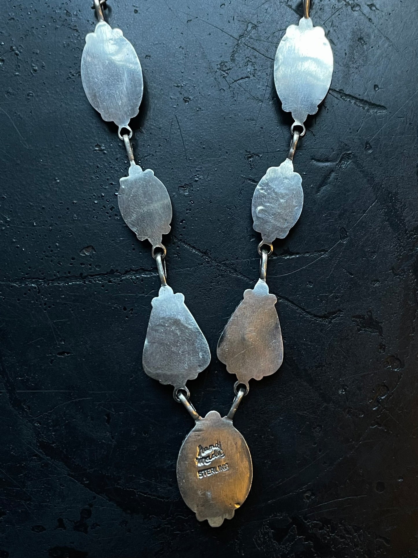 Kingman Turquoise Lariat Necklace | 925 Sterling Silver E352