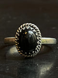 Black Onyx Ring | Sterling Silver | Size 9 G329