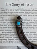 Kingman Turquoise Oval Ring | 925 Sterling Silver Size 6.75 G811