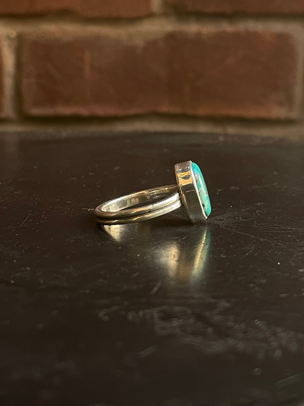 Kingman Turquoise Ring | Sterling Silver | Size 9 G350