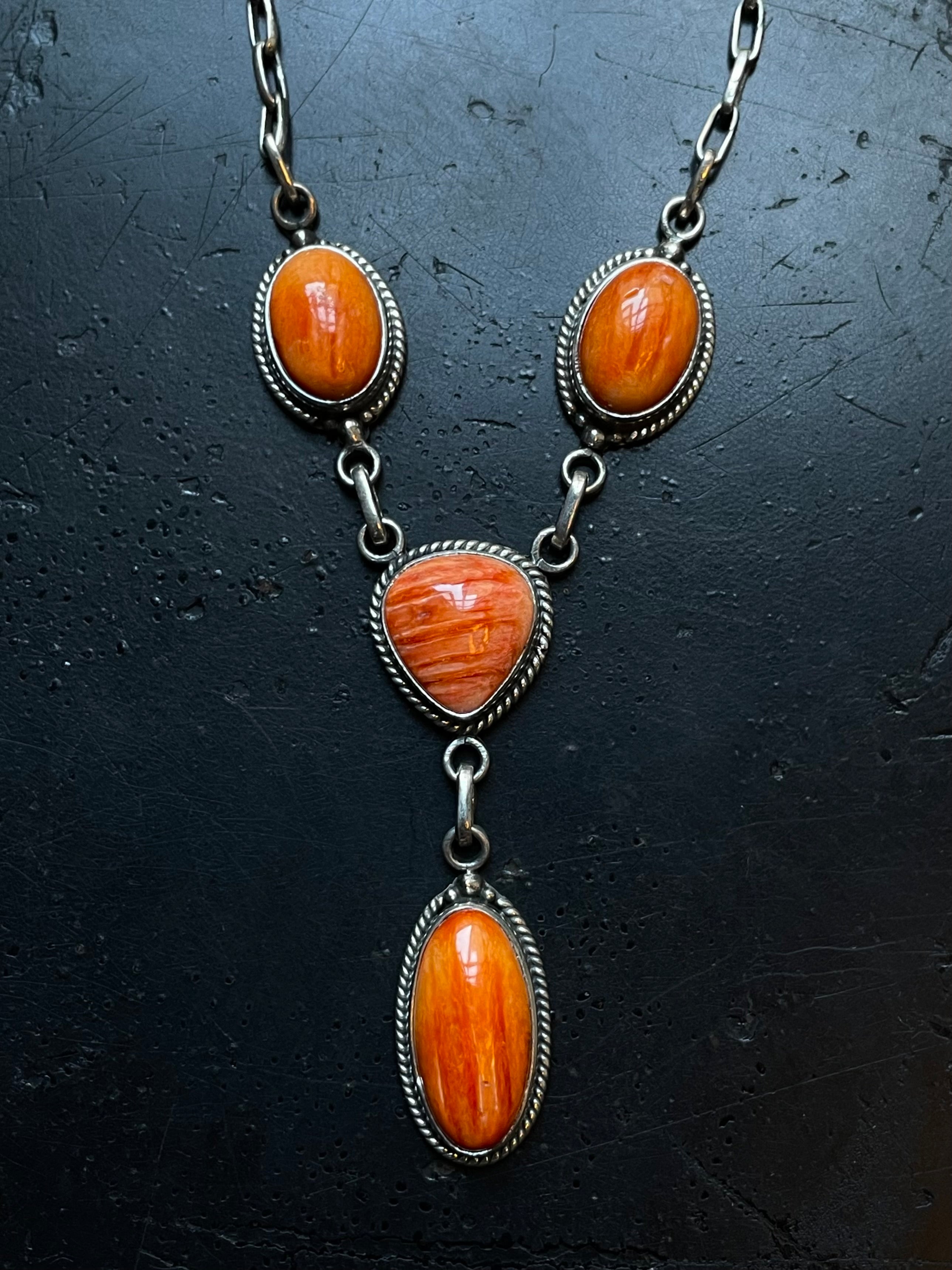 Spiny Oyster Necklace | 925 Sterling Silver E334