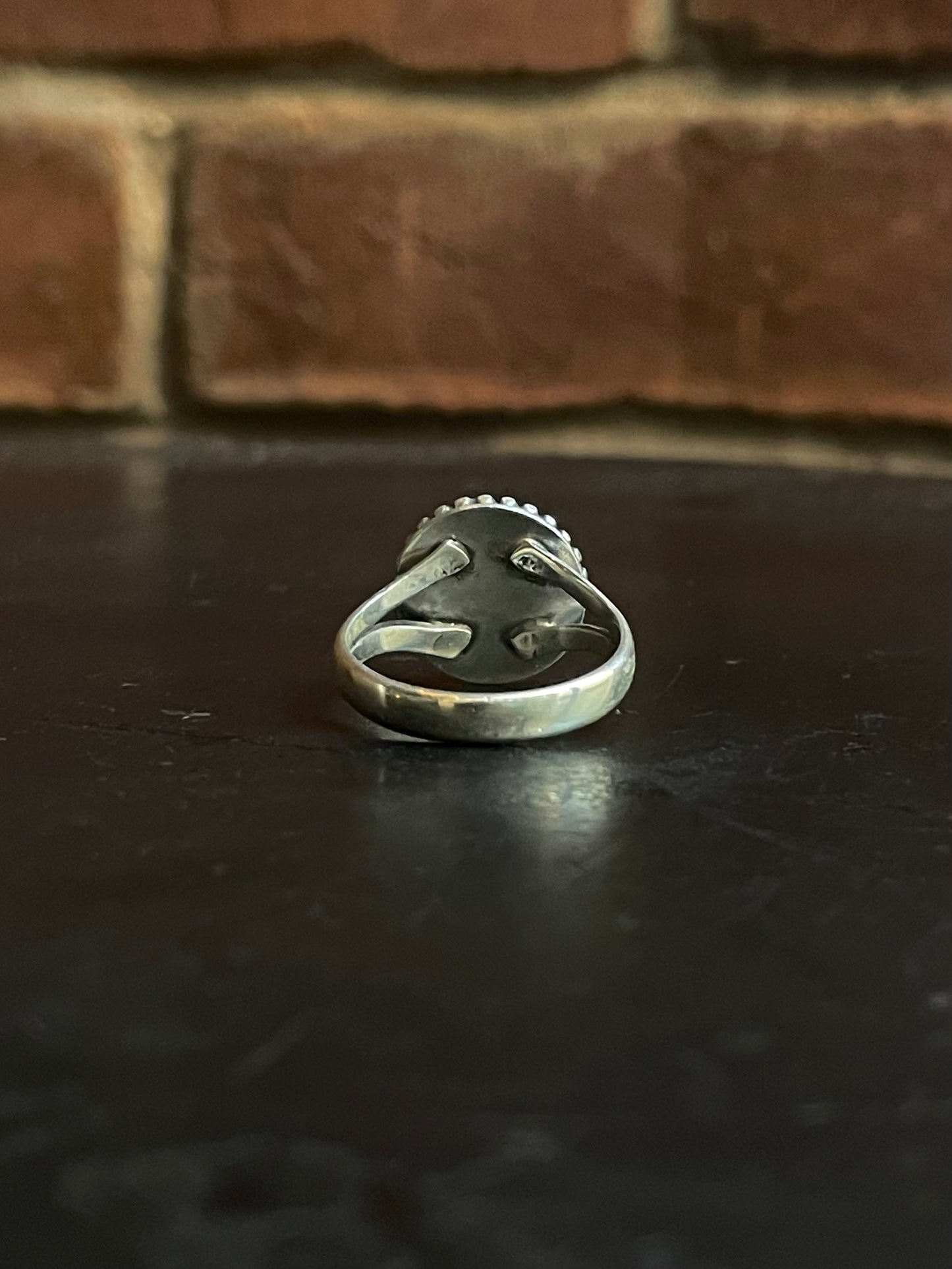 Kingman Turquoise Ring | Sterling Silver | Size 8 G380