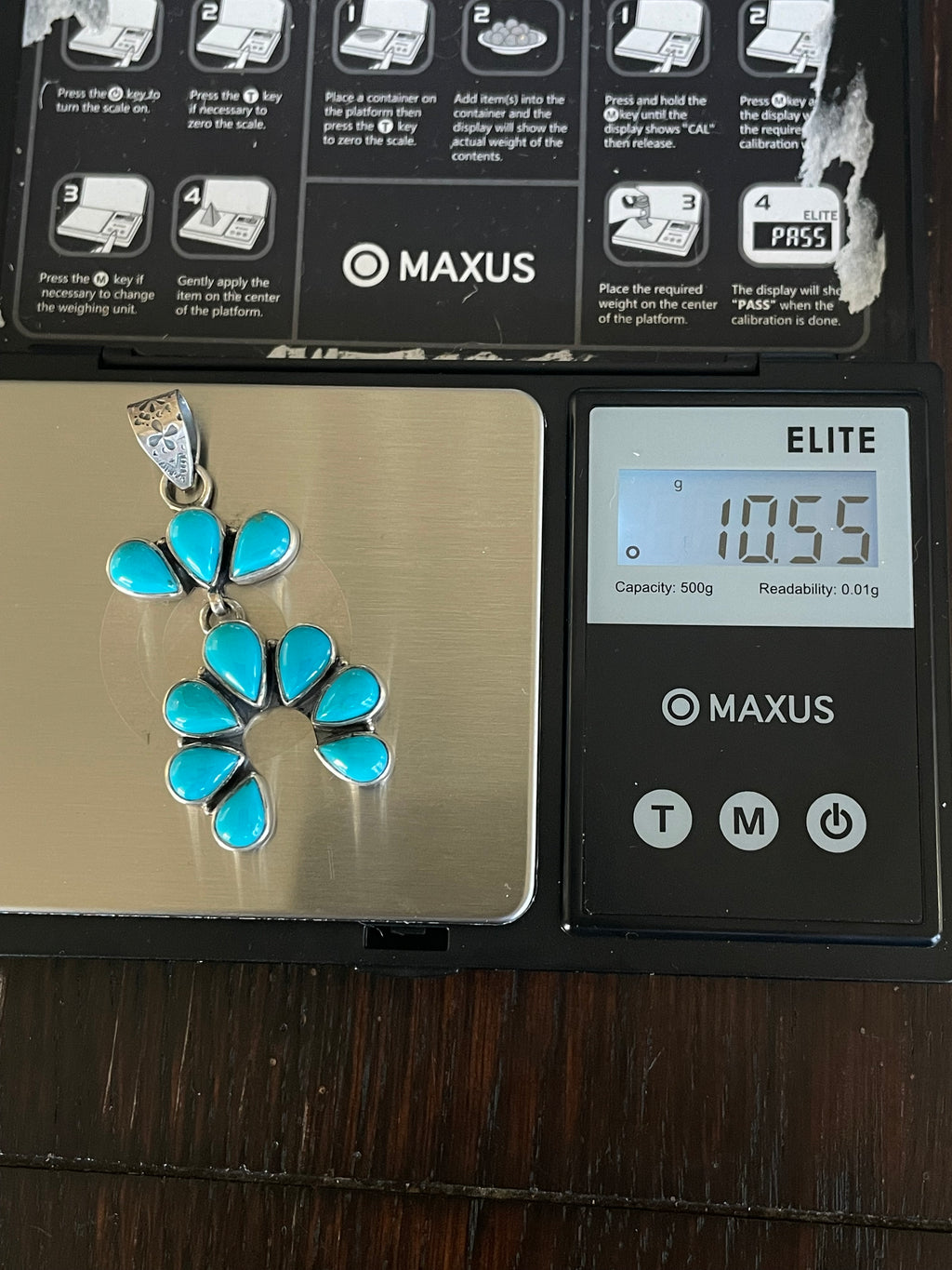 Turquoise Naja Pendant | 925 Sterling Silver E714