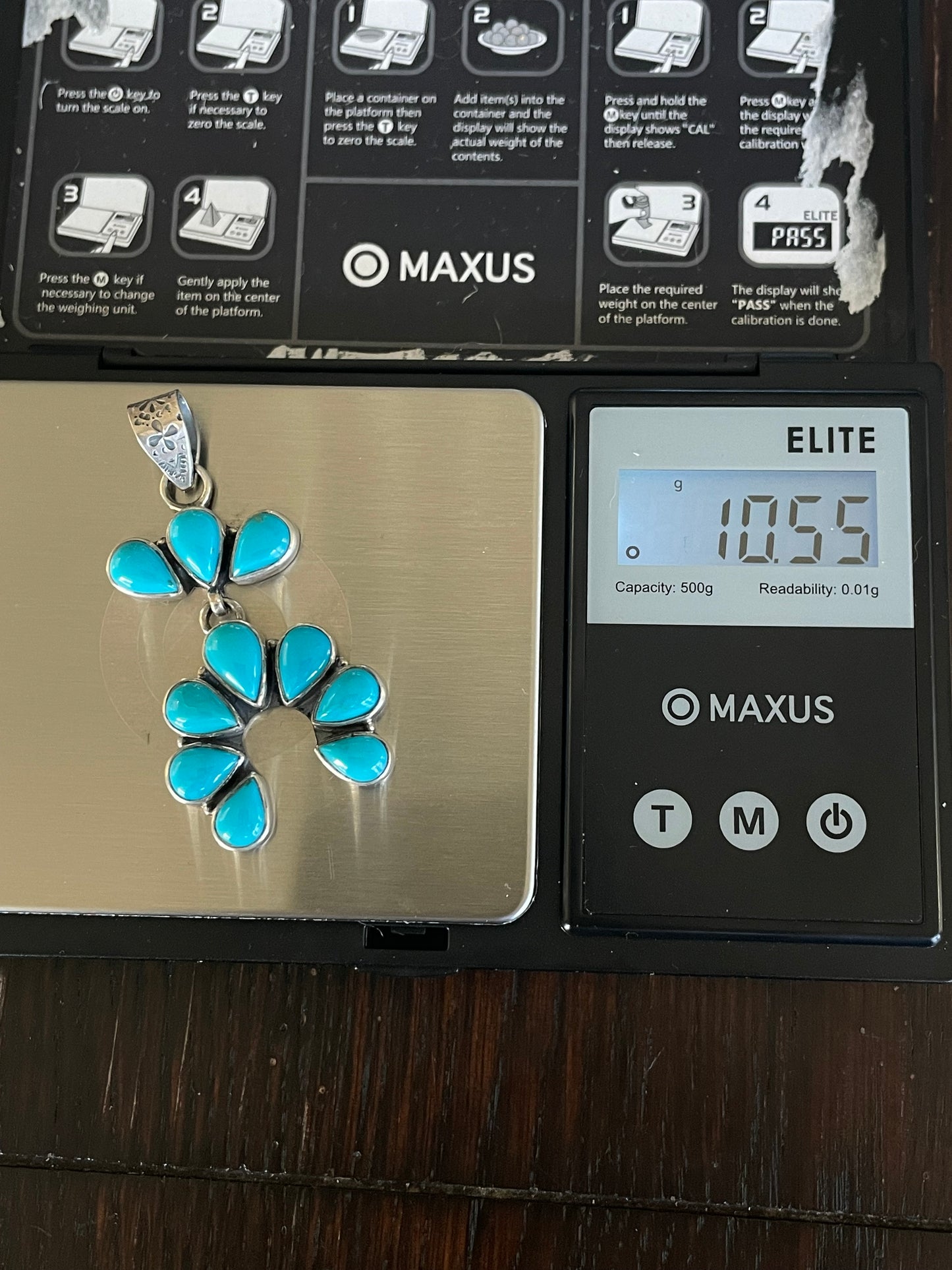 Turquoise Naja Pendant | 925 Sterling Silver E714