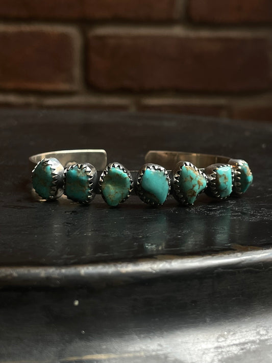 Kingman Turquoise Cuff | 925 Sterling Silver E324