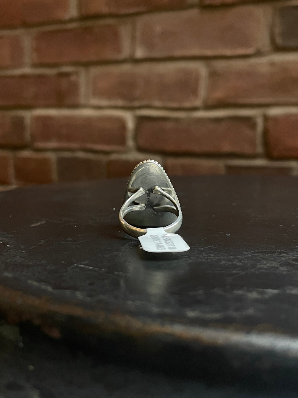 Twisted Wire Pink Conch Ring | Sterling Silver | Size 7 | A463
