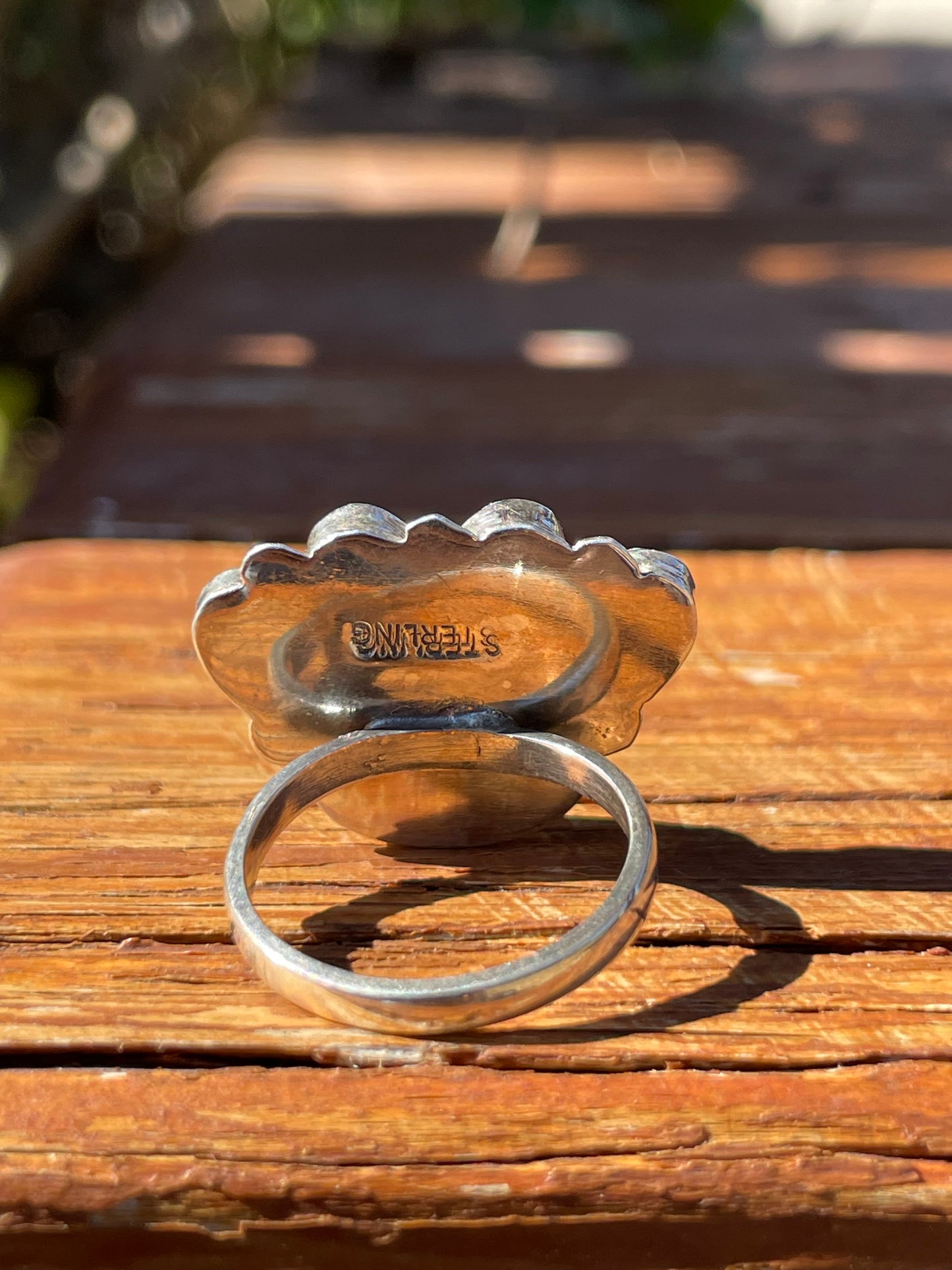 Pink Conch Paw Ring Size 7.5 | 925 Sterling Silver B930