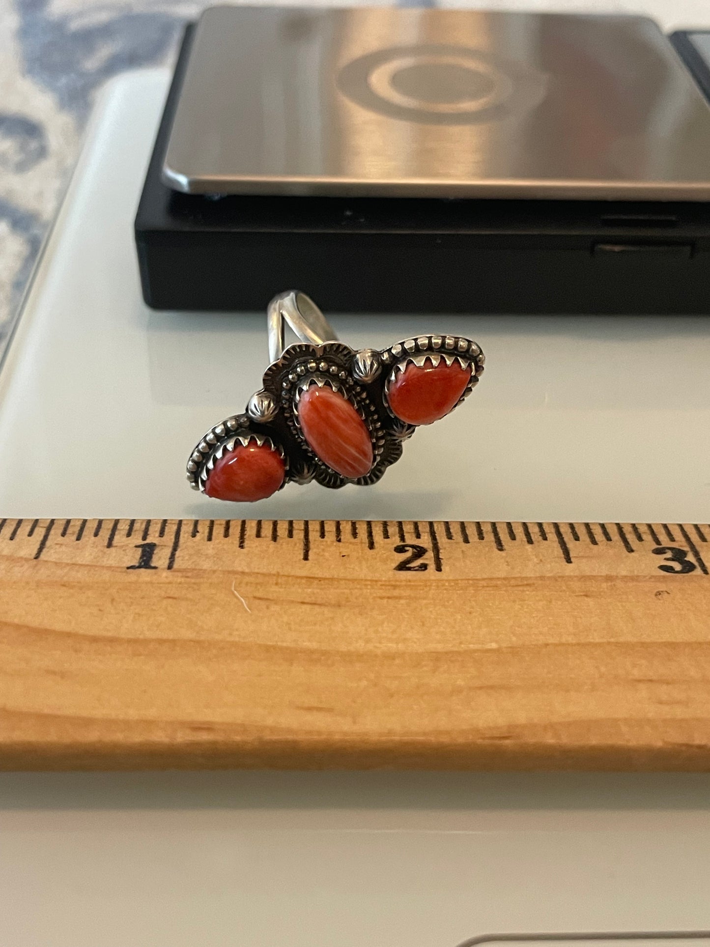 Spiny Oyster Ring Size 7| 925 Sterling Silver G232