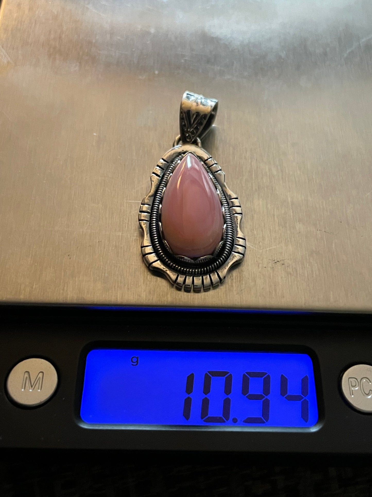 Pink Conch Pendant | Sterling Silver 925 B846