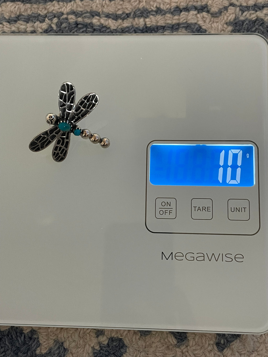 Turquoise Dragonfly Ring Size 6 | 925 Sterling Silver C927