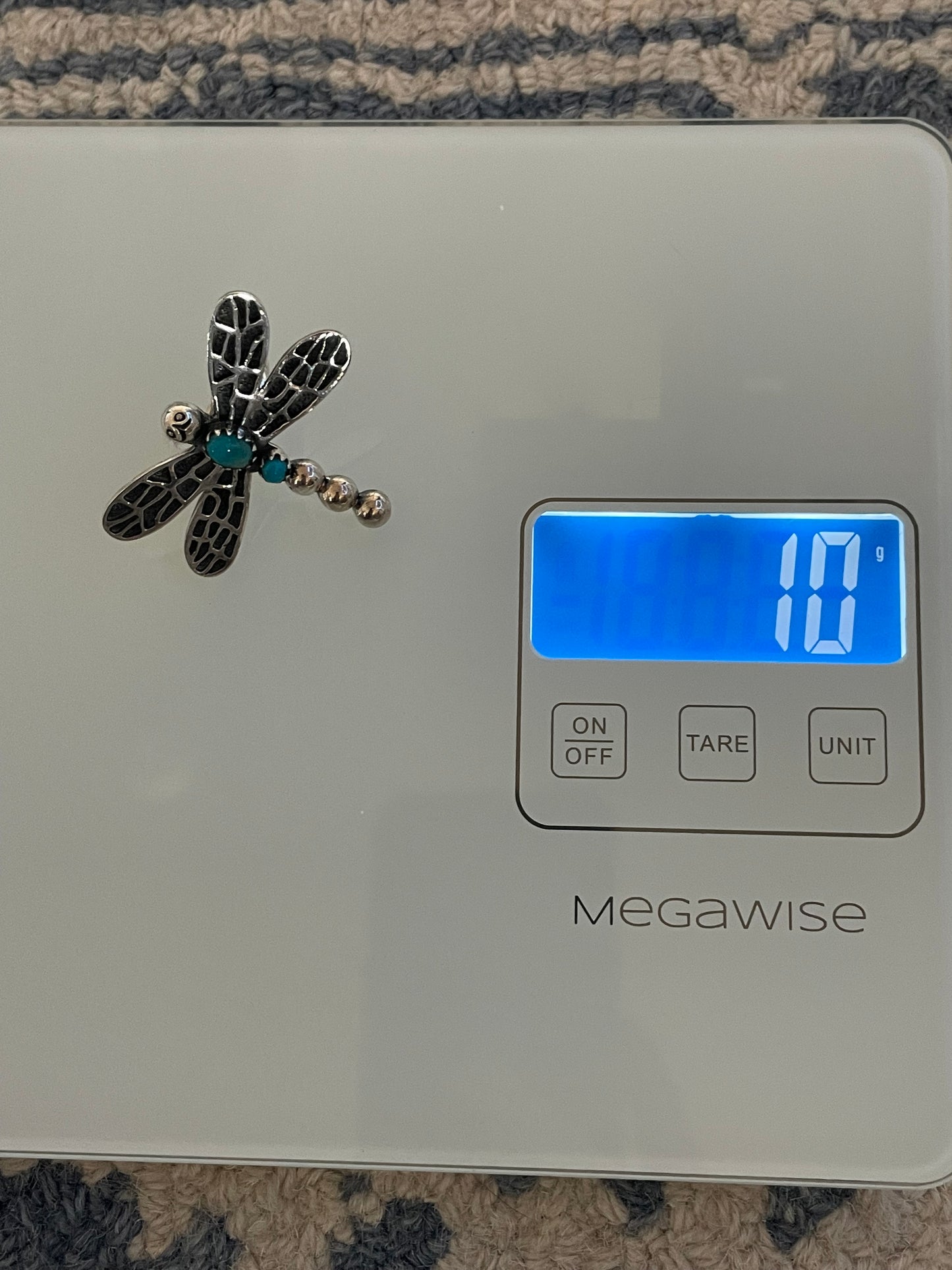 Turquoise Dragonfly Ring Size 6 | 925 Sterling Silver C927