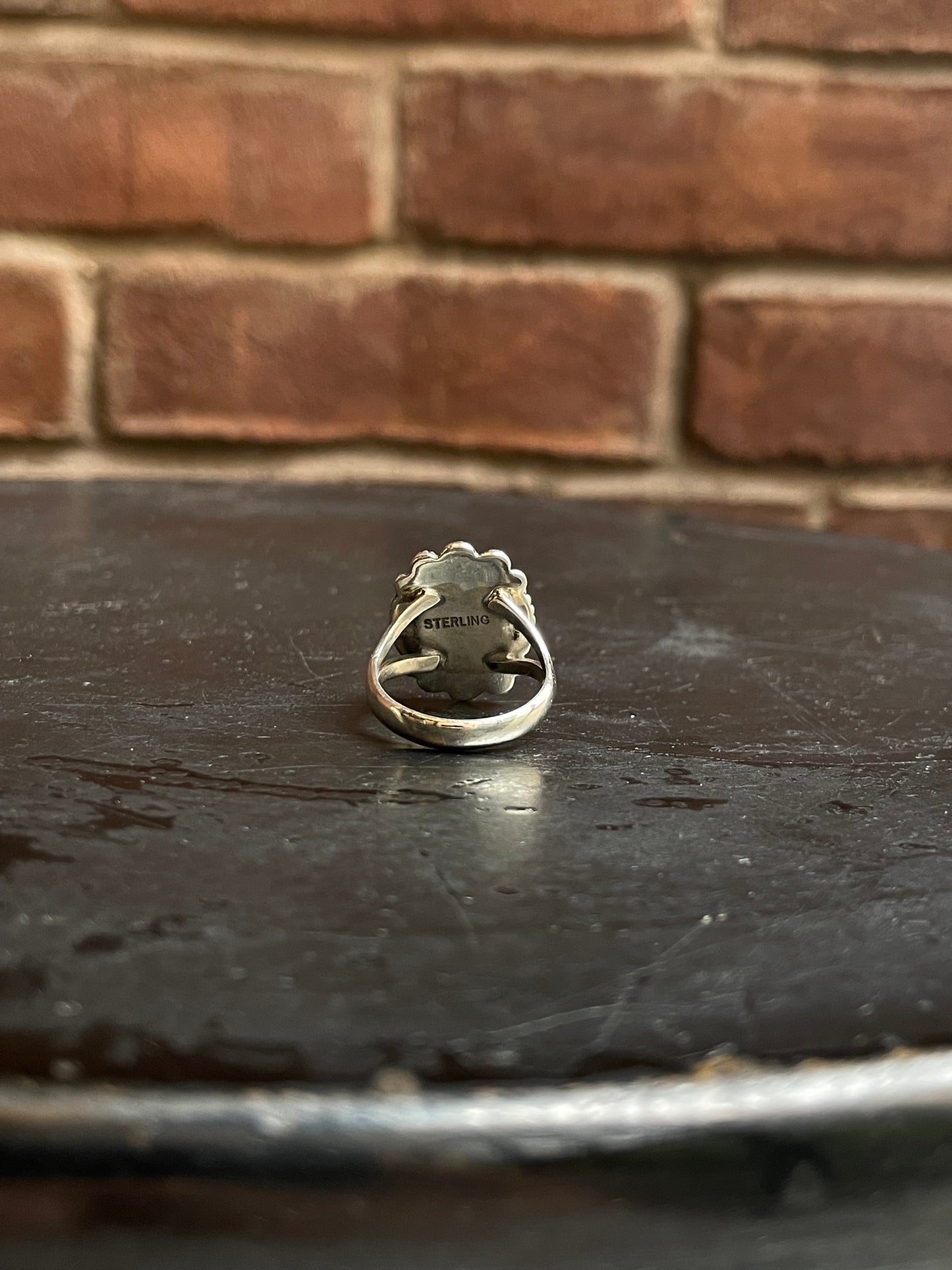 Pink Conch Ring Size 7 | 925 Sterling Silver Southwest E191