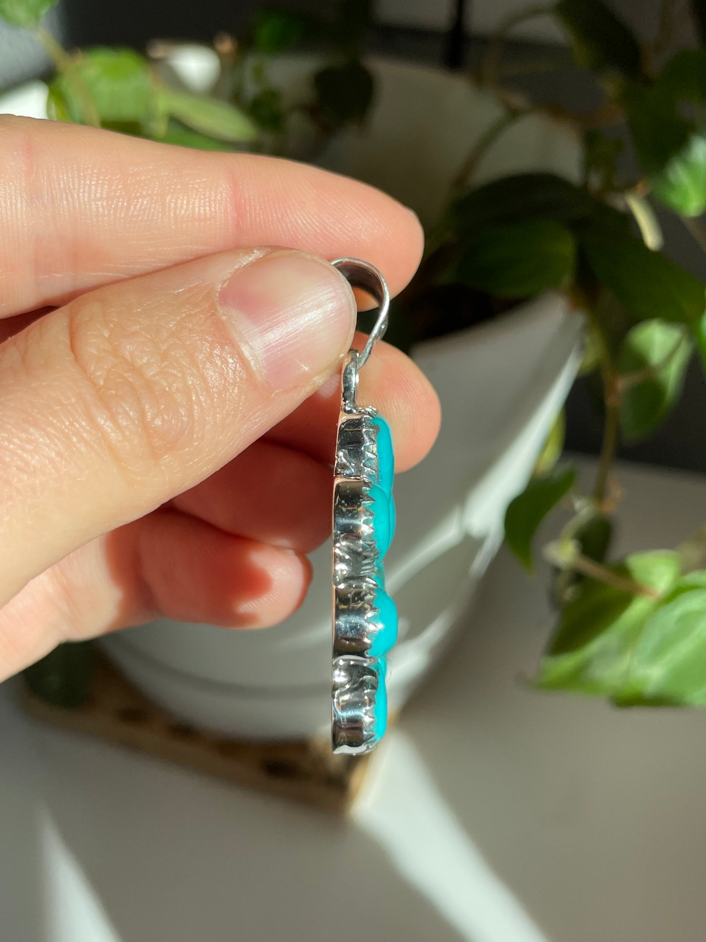 Turquoise Naja Pendant | Sterling Silver 925 B790