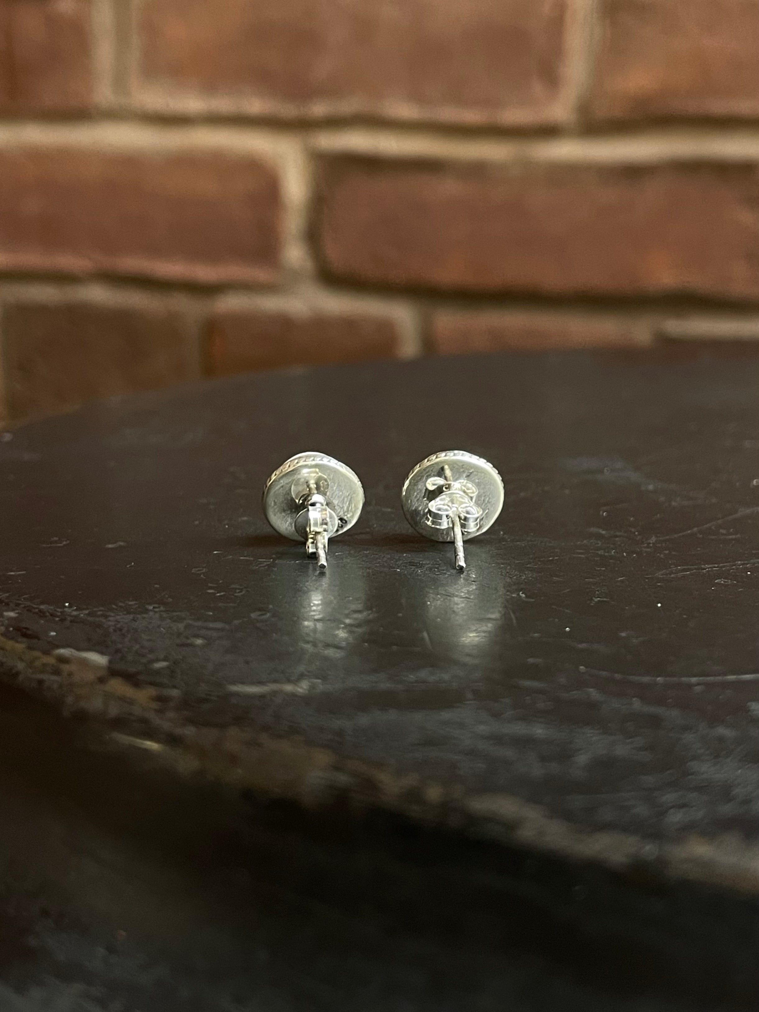 Pink Conch Stud Earrings | 925 Sterling Silver E783