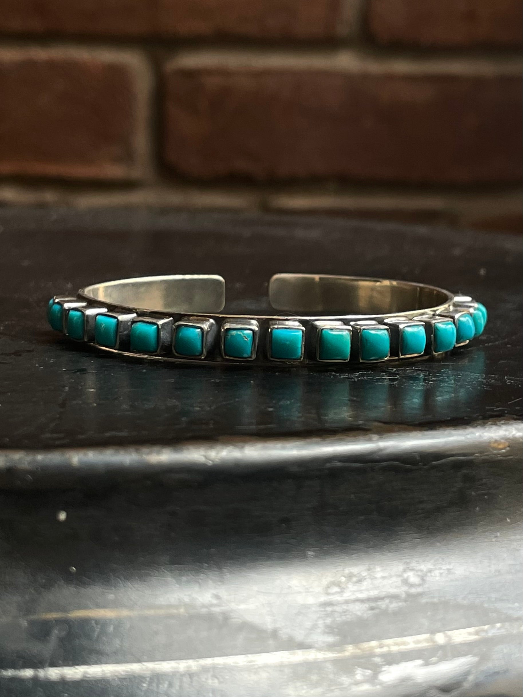 Kingman Turquoise Cuff | 925 Sterling Silver E323