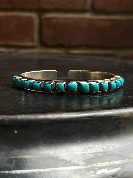 Kingman Turquoise Cuff | 925 Sterling Silver E323