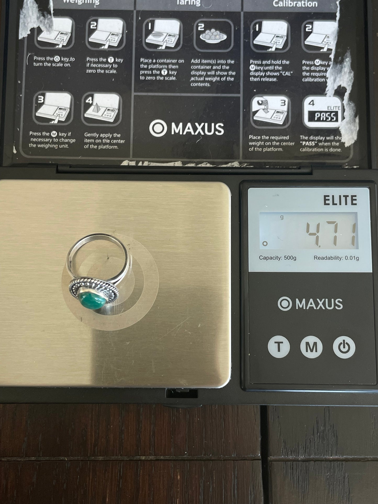 Kingman Turquoise Ring Size 6 | 925 Sterling Silver E726