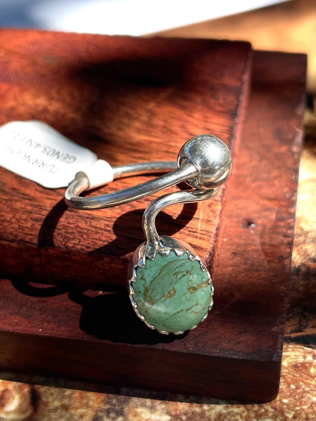 Turquoise Ring | 925 Sterling Silver | Size 8 D355