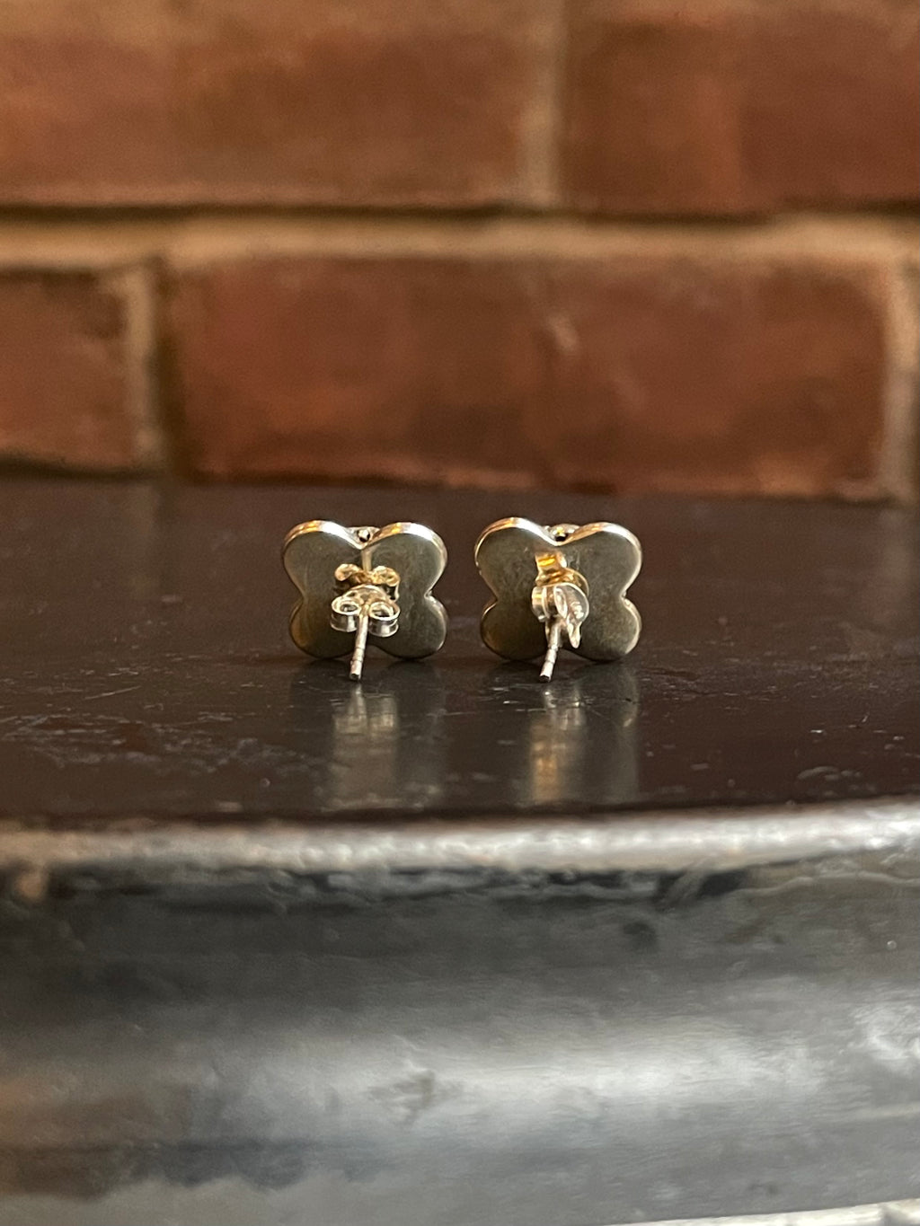 Pink Conch Flower Stud Earrings | 925 Sterling Silver G179