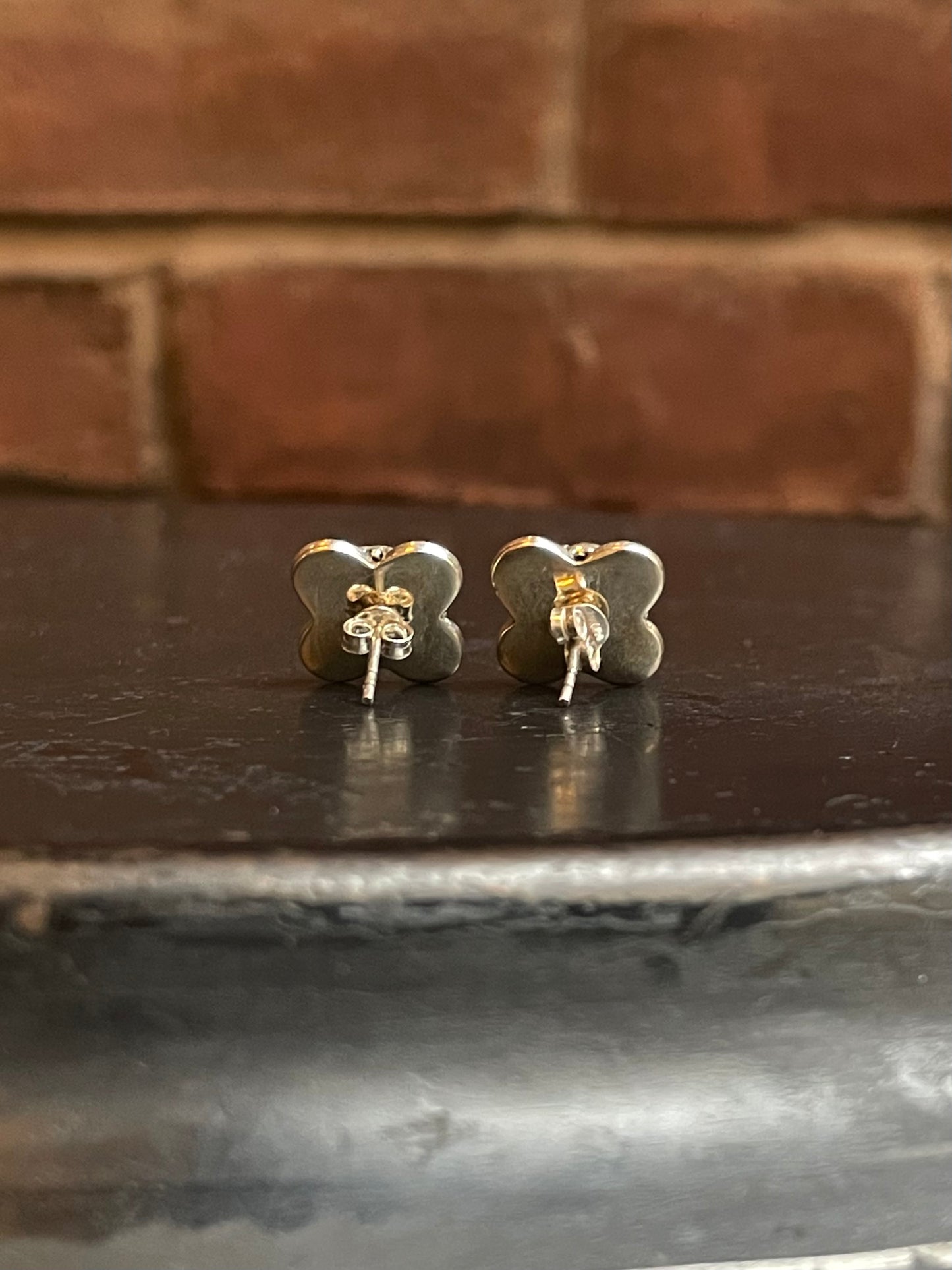 Pink Conch Flower Stud Earrings | 925 Sterling Silver G179