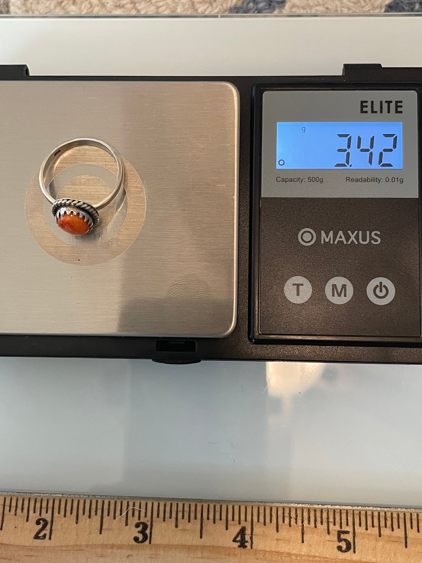 Spiny Oyster Ring Size 8 | 925 Sterling Silver G230