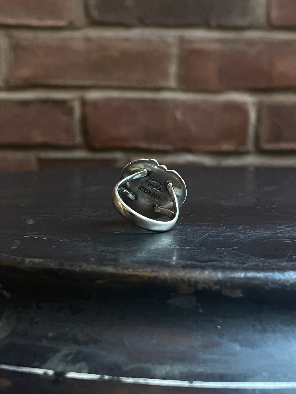 Turquoise Heart Ring | 925 Sterling Silver Size 8 E464