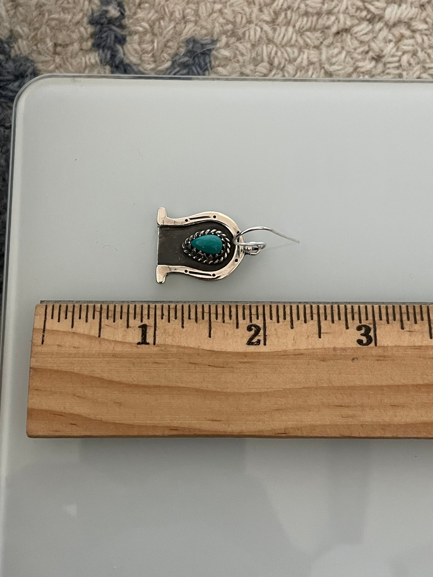 Kingman Turquoise Earrings | 925 Sterling Silver E372