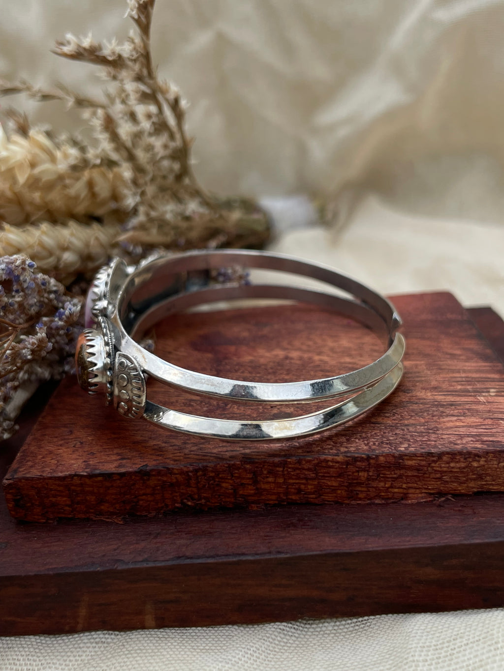 Dahlia Cuff Bracelet | 925 Sterling Silver D274