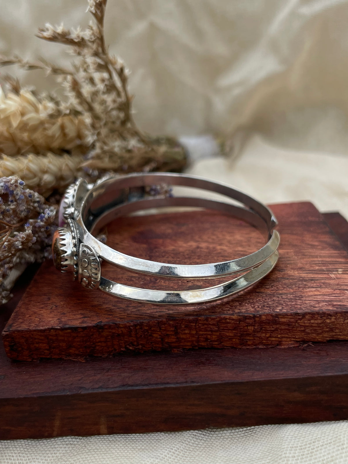 Dahlia Cuff Bracelet | 925 Sterling Silver D274
