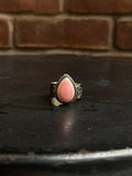 Pink Conch Ring | 925 Sterling Silver Size 7.25 E216