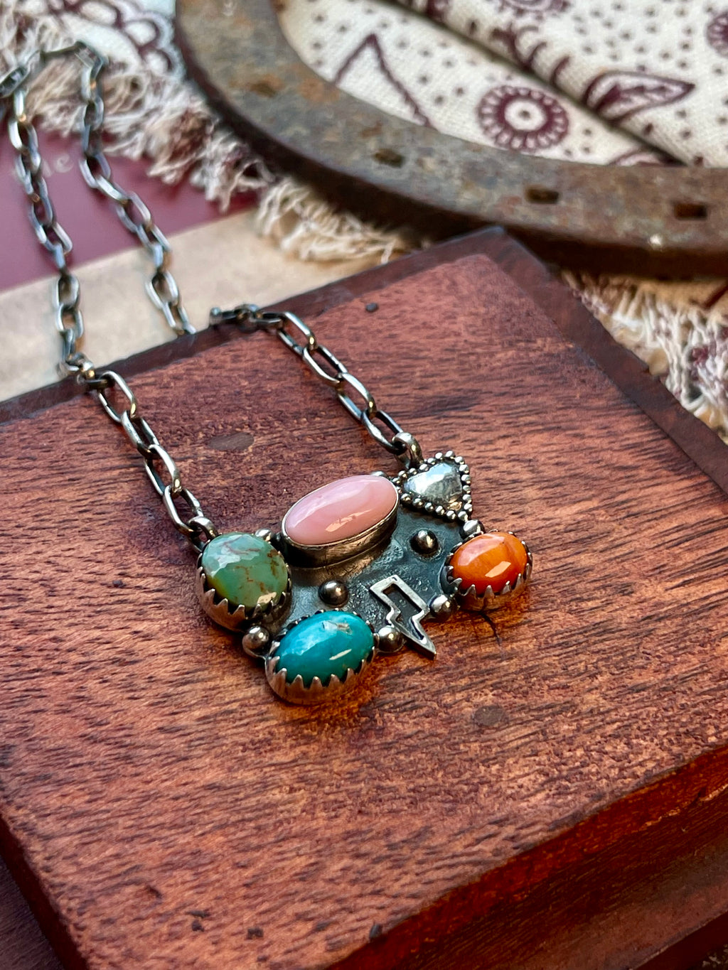 Multi-Stone Butterfly Necklace | 925 Sterling Silver D216