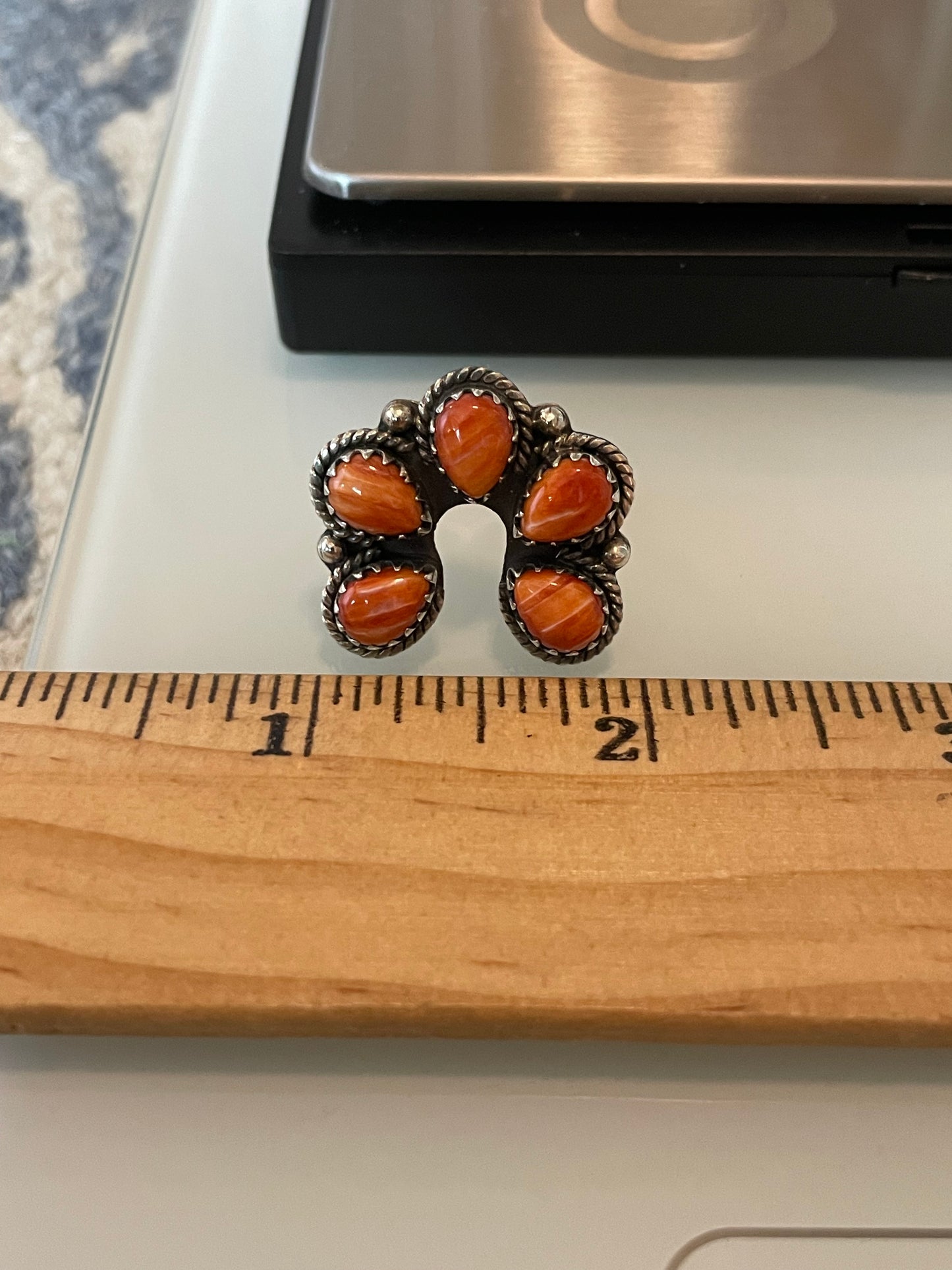 Spiny Oyster Naja Ring Size 8.75 | 925 Sterling Silver G199