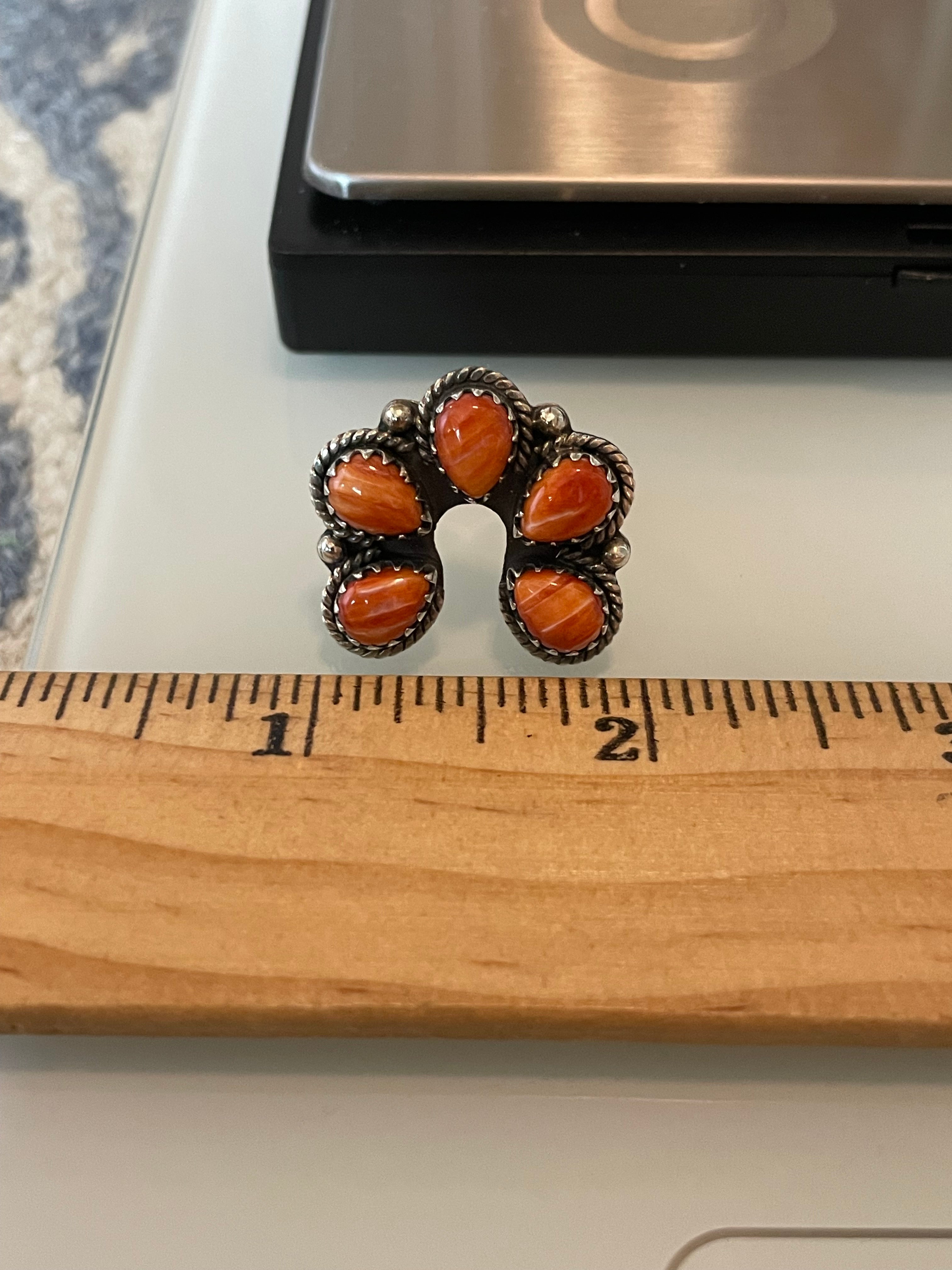 Spiny Oyster Naja Ring Size 8.75 | 925 Sterling Silver G199