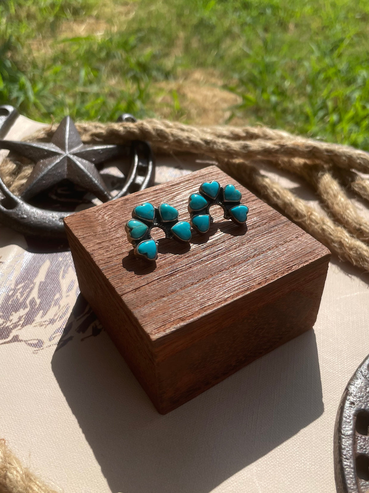 Turquoise Naja Stud Earrings | 925 Sterling Silver G713