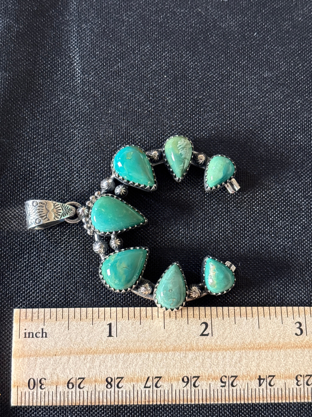 Turquoise Naja Pendant | Sterling Silver 925 C778