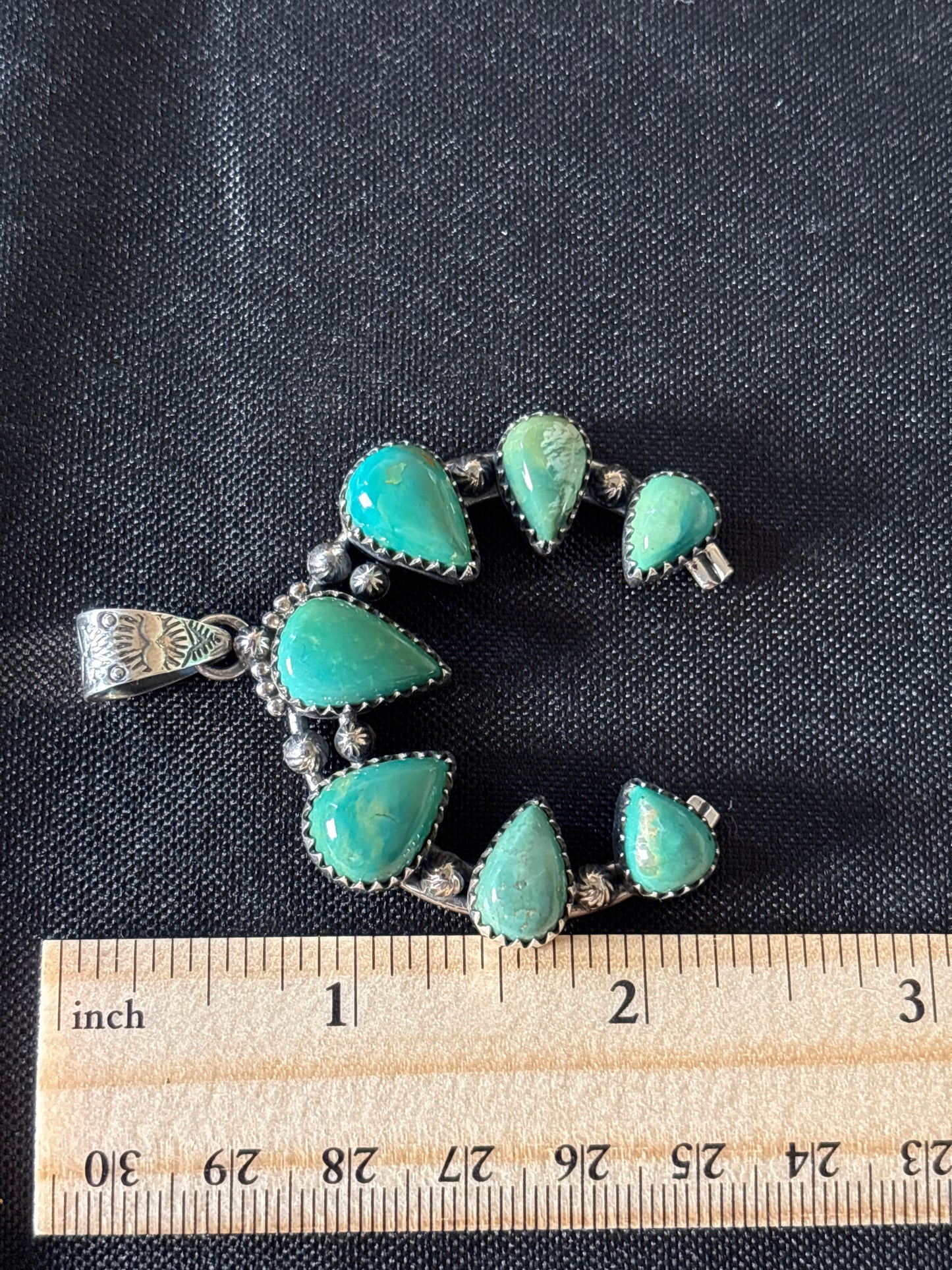 Turquoise Naja Pendant | Sterling Silver 925 C778