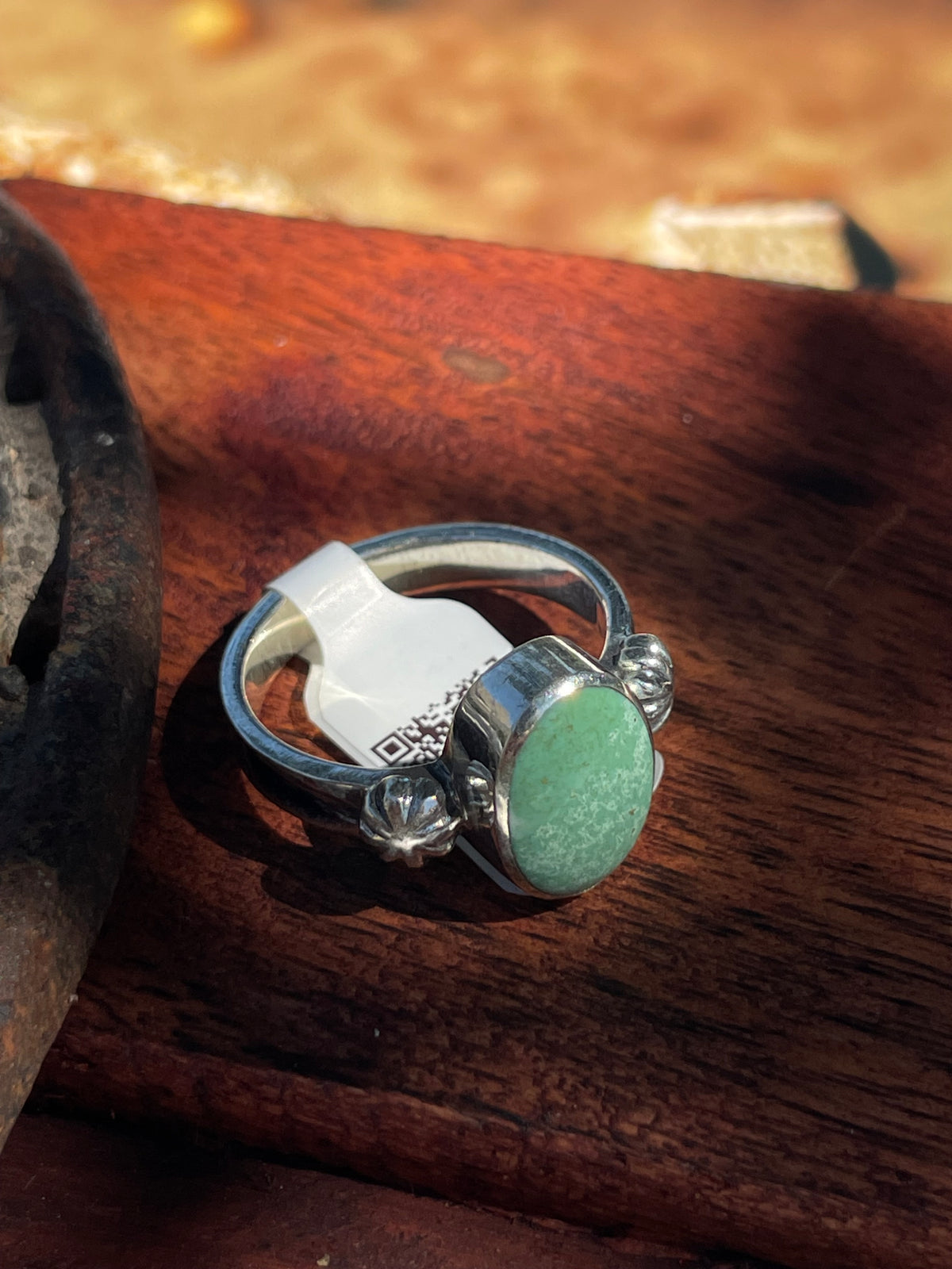 Turquoise Ring | 925 Sterling Silver | Size 8.75 D344