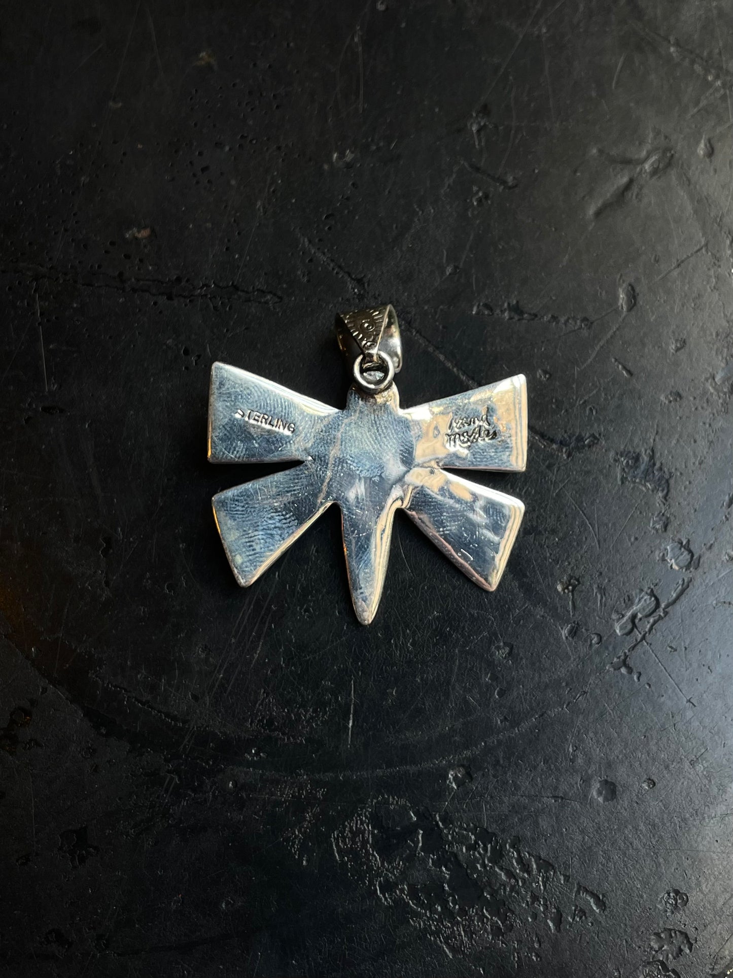 Turquoise Butterfly Pendant | 925 Sterling Silver E270
