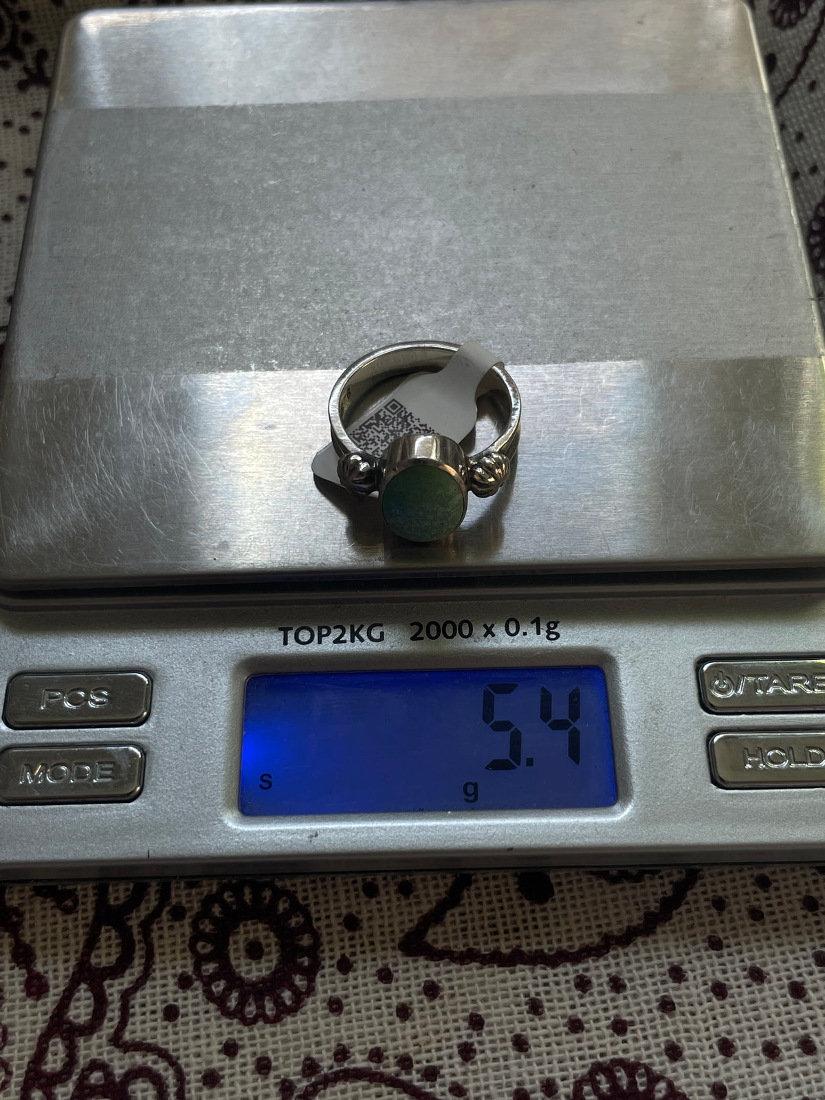 Turquoise Ring | 925 Sterling Silver | Size 8.75 D344