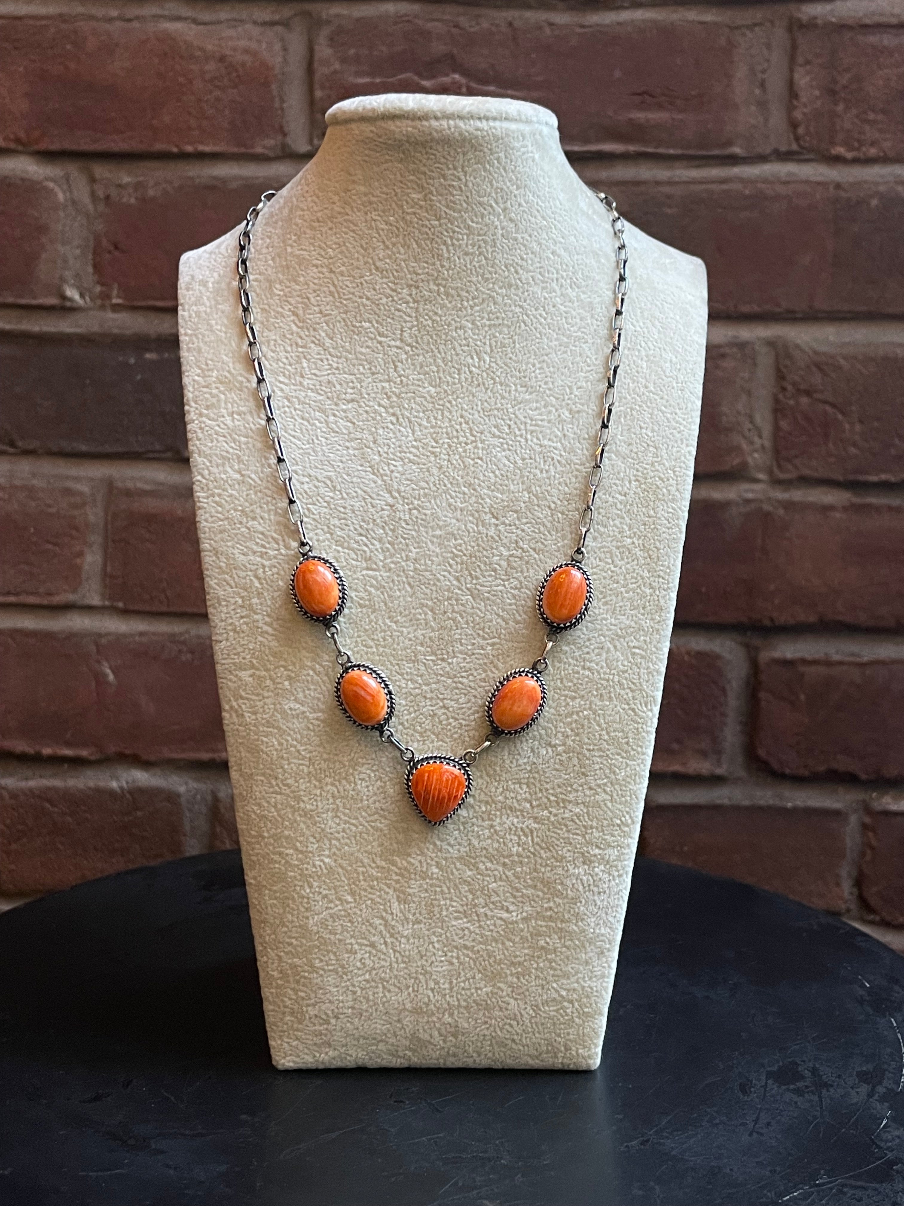 Spiny Oyster Necklace | 925 Sterling Silver E355