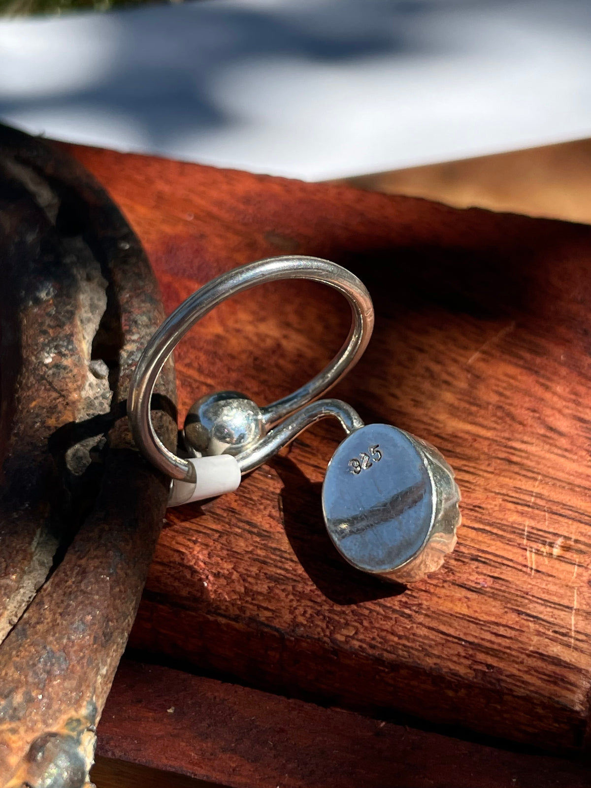 Turquoise Ring | 925 Sterling Silver | Size 8 D355