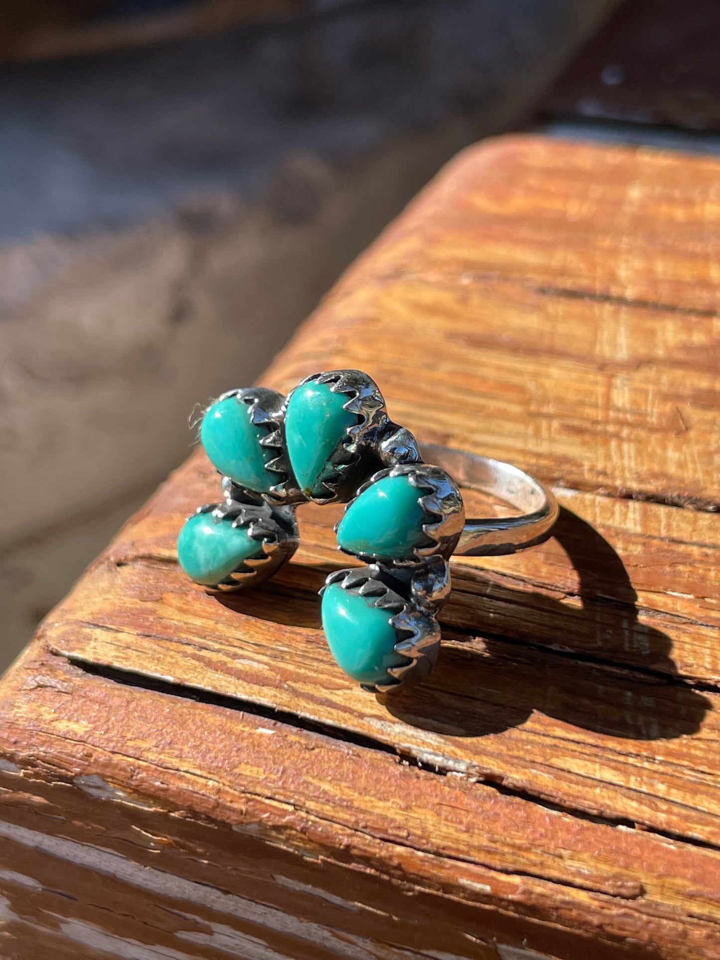 Turquoise Naja Ring Size 6 | 925 Sterling Silver B931