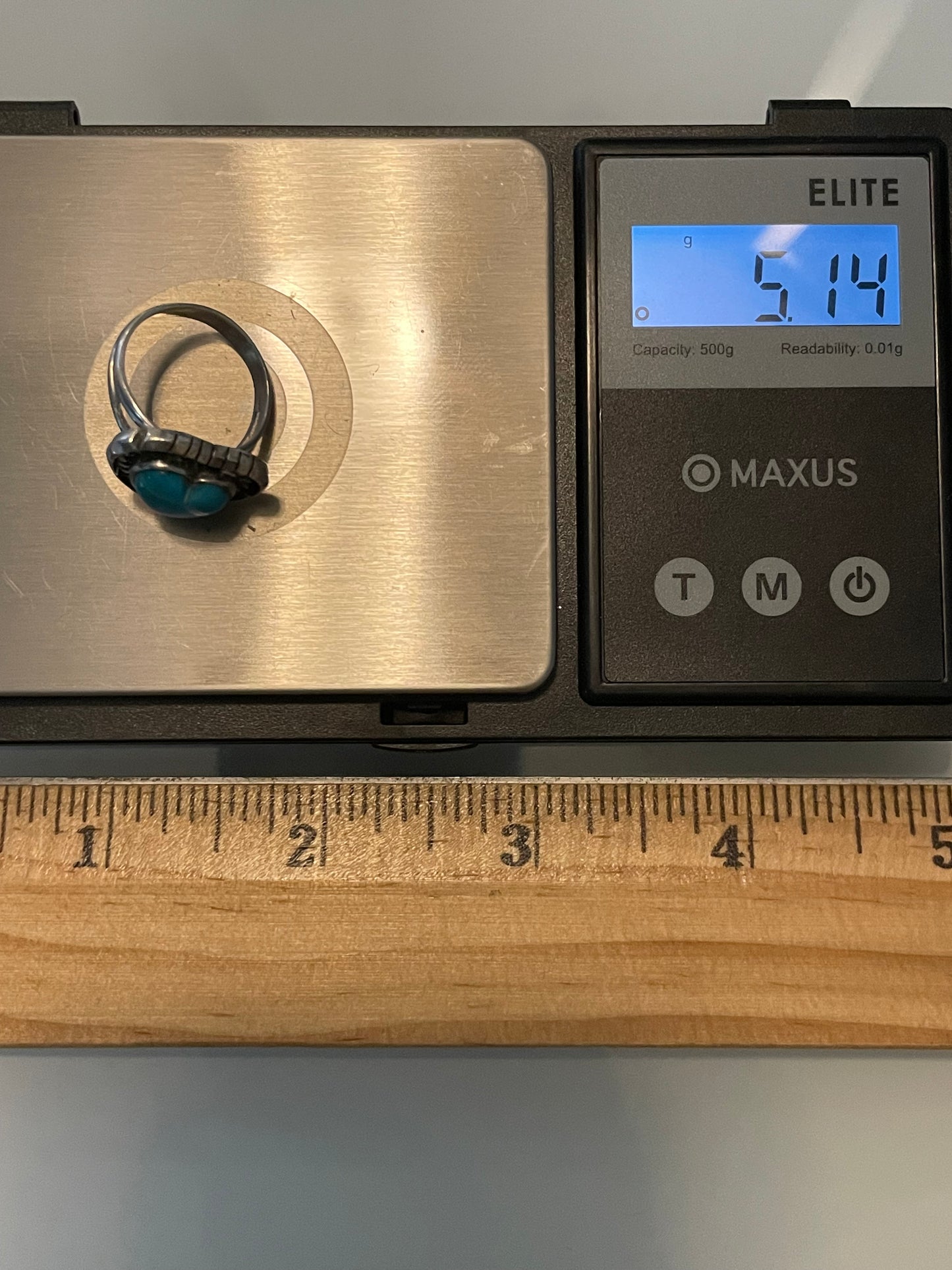 Kingman Turquoise Heart Ring | Sterling Silver | Size 6 G365