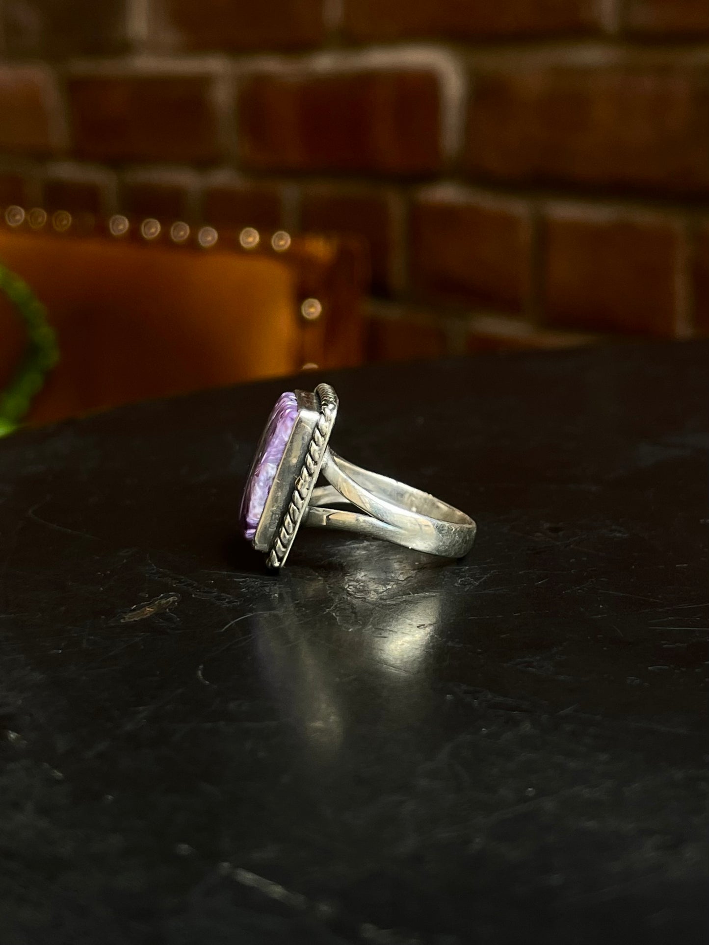 Charoite Ring Size 6.5 | 925 Sterling Silver E772