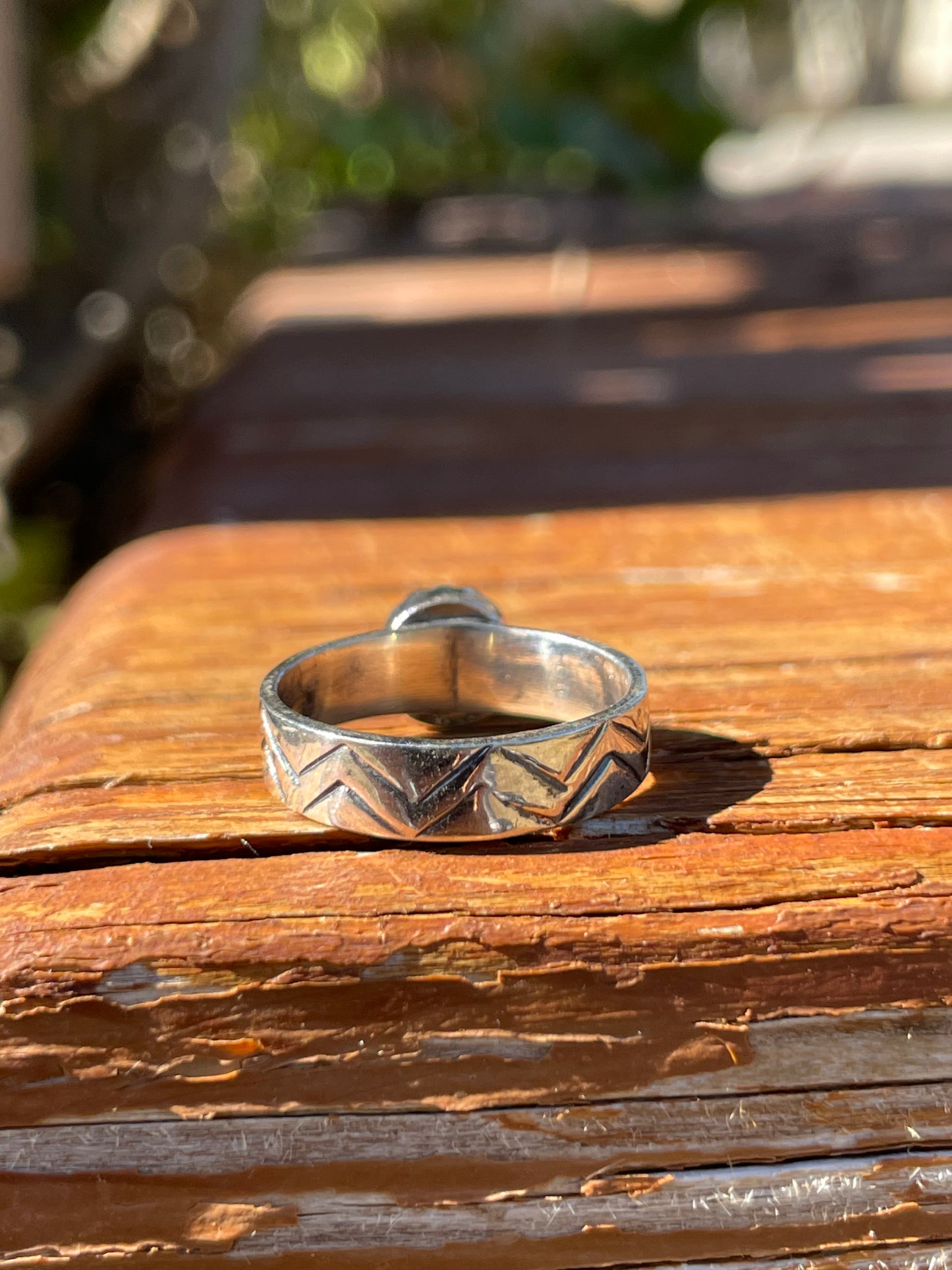 Coral Ring | 925 Sterling Silver | Size 6.5 B923