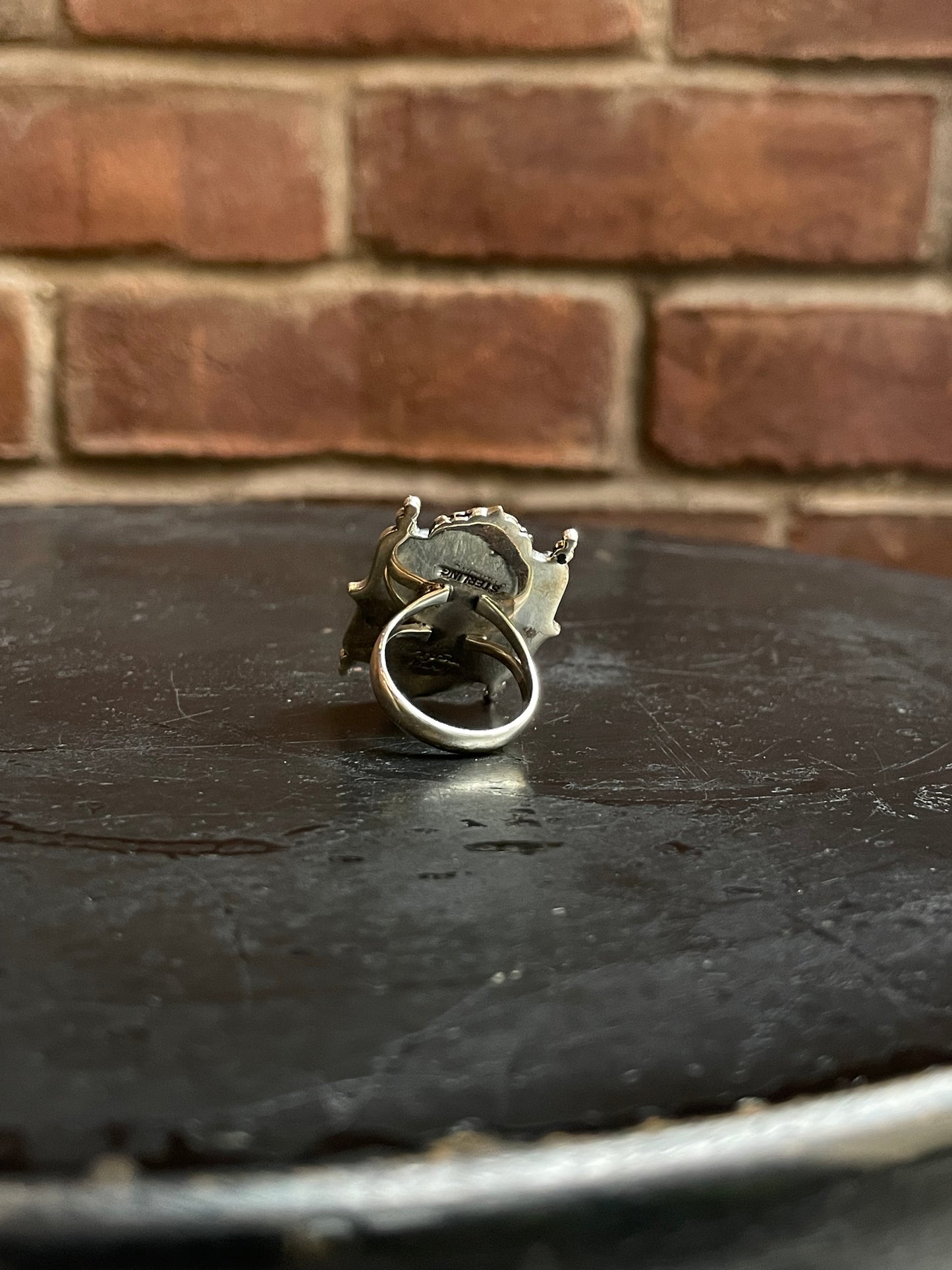 Kingman Turquoise Ring Size 6.75 | 925 Sterling Silver Southwest E179